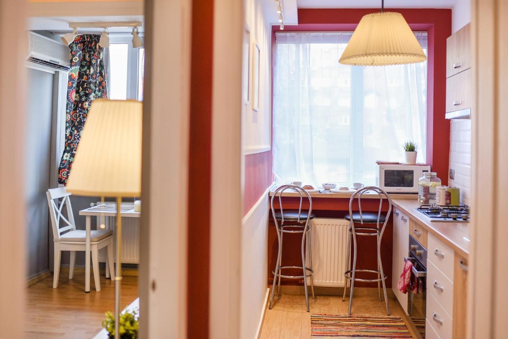 בוקרשט Downtown Oasis: Central Apartments With Cozy Charm חדר תמונה