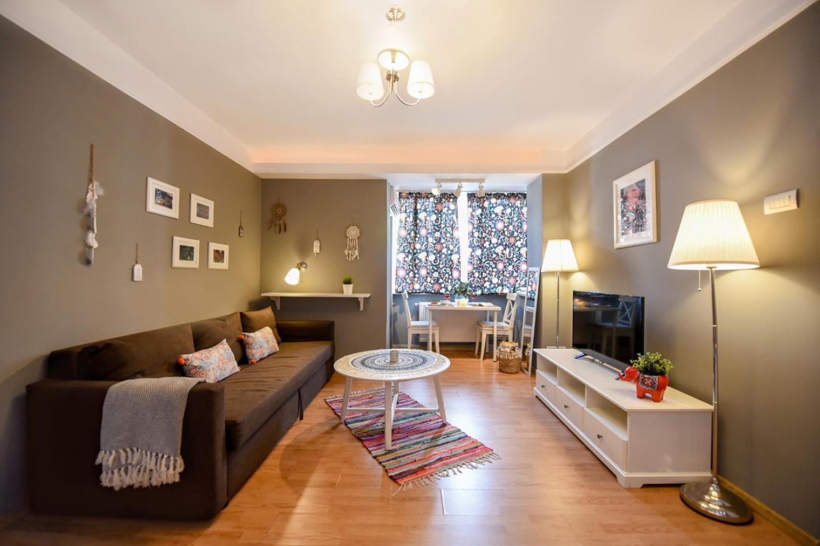 בוקרשט Downtown Oasis: Central Apartments With Cozy Charm חדר תמונה
